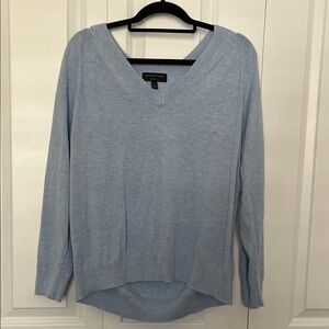Banana Republic Light Blue V-Neck Sweater
